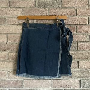Madewell Denim mini skirt